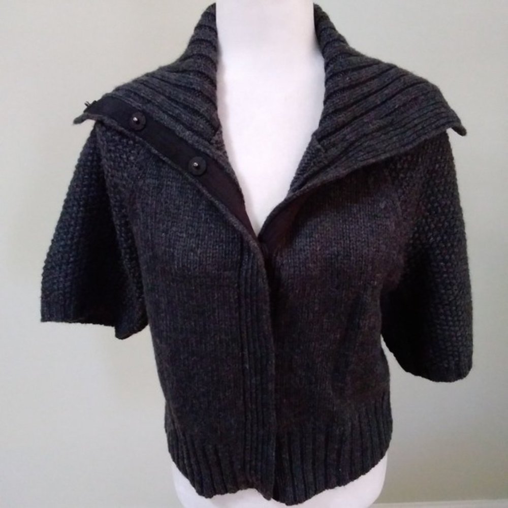 Ann Taylor alpaca and wool blend knit cardigan